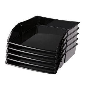 J.Burrows Document Tray Black 12 Pack