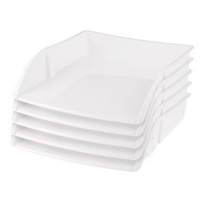 J.Burrows Document Tray White 12 Pack