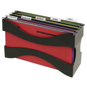 J.Burrows Desktop Filer Black