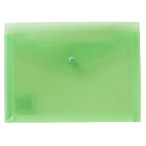 J.Burrows Document Wallet A5 Button Closure Green