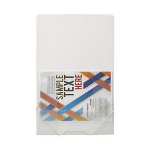 J.Burrows A4 Document Wallet with Elastic Closure Clear