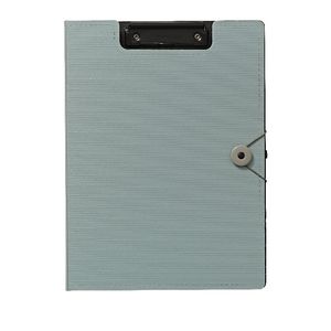 J.Burrows A4 Foam Clipfolder Dusty Blue