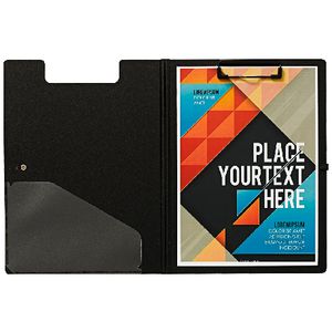 J.Burrows Foam Clipfolder A4 Navy