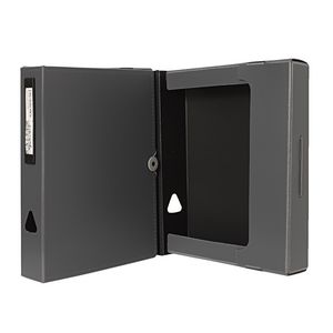 J.Burrows A4 Foam Document Box Grey