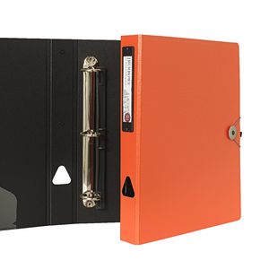 J.Burrows Foam Binder A4 3 D-Ring 38mm Orange