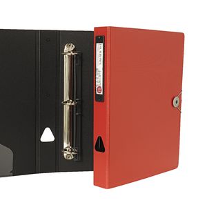 J.Burrows Foam Binder A4 3 D-Ring 38mm Red