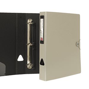 J.Burrows Foam Binder A4 3 D-Ring 38mm Warm Grey
