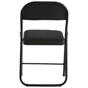 Steel Folding Chair Black