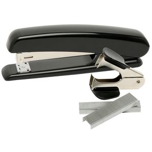 J.Burrows Full Strip Plastic Stapler Value Pack Black