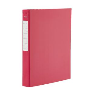 J.Burrows Binder A4 2 D-Ring 25mm Gloss Pink