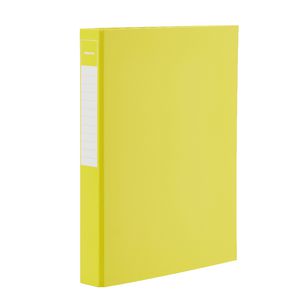 J.Burrows Binder A4 2 D-Ring 25mm Gloss Yellow