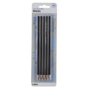 J.Burrows HB Graphite Pencils 5 Pack