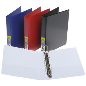J.Burrows Insert Binder A4 4 D-Ring 25mm Red 25 Pack