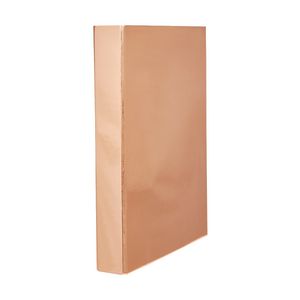 J.Burrows A4 2 D-Ring Binder Metallic Rose Gold