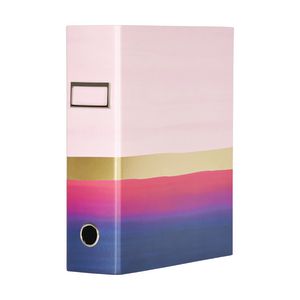 Otto A4 Lever Arch File 70mm Foil Watercolour Gold