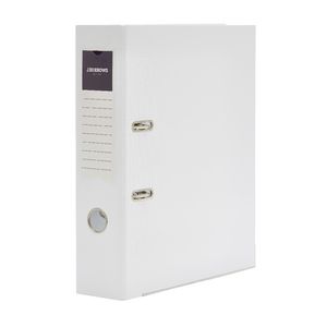 J.Burrows PP Lever Arch A4 2 Ring White