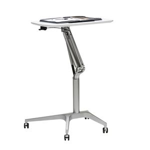 Matrix Height Adjustable Portable Table White