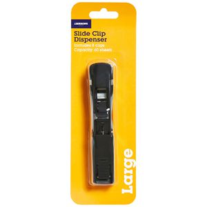 J.Burrows Slide Clip Dispenser Large Black