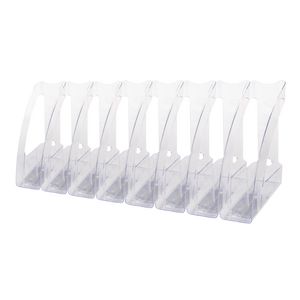 J.Burrows Magazine File Clear 8 Pack