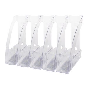 J.Burrows Magazine File Clear 8 Pack