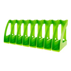 J.Burrows Magazine File Green 8 Pack