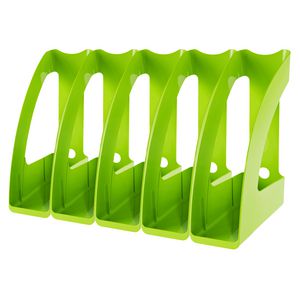 J.Burrows Magazine File Green 8 Pack