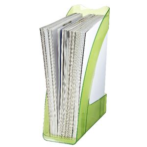 J.Burrows Magazine File Tinted Green 8 Pack