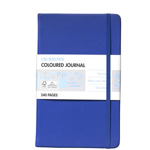 J.Burrows Medium Coloured Journal Blue