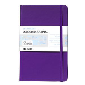 J.Burrows Medium Coloured Journal Purple
