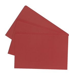 J.Burrows Foolscap Manila Folder Red 25 Pack
