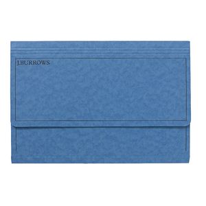 J.Burrows Foolscap Document Wallet Blue