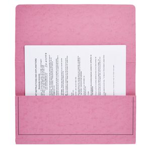 J.Burrows Foolscap Document Wallet Pink