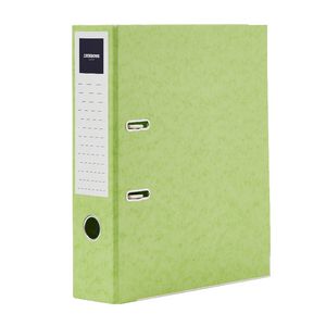J.Burrows Pressboard Lever Arch File A4 2 Ring Lime