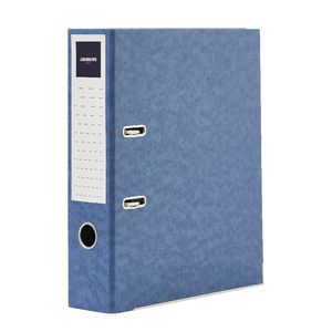 J.Burrows Pressboard Lever Arch File A4 2 Ring Navy