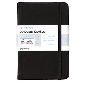 J.Burrows Pocket Coloured Journal Black