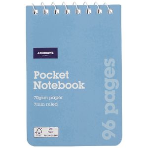 J.Burrows Pocket Notebook 96 Page