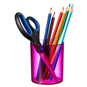 J.Burrows Pen Cup Tinted Pink
