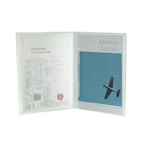 J.Burrows A4 Presentation Folder White