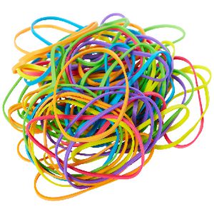 J.Burrows No.34 Rubber Bands 100g Assorted