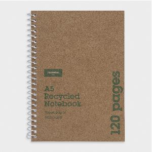 J.Burrows A5 Recycled Notebook 120 Page