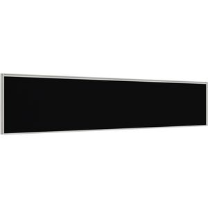 Stilford Professional Screen 1800 x 450mm White and Black