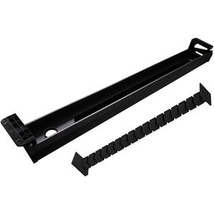 Stilford Professional Desk Fixed Cable Tray Black