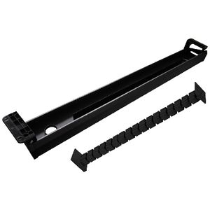 Stilford Professional Desk Fixed Cable Tray Black