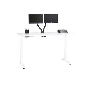 Stilford Height Adjustable Electric Desk White 1600mm