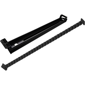 Stilford Sit Stand Desk Cable Tray Black