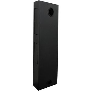 Stilford Professional Desk Vertical Cable Tray Black