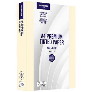 J.Burrows Premium A4 Tinted Paper Ream Sand