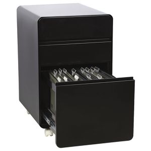 Venturo 3 Drawer Pedestal Black