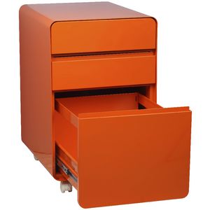 Venturo 3 Drawer Pedestal Orange