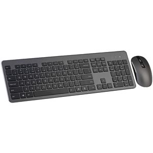 J.Burrows Premium Wireless Keyboard and Mouse Combo Grey